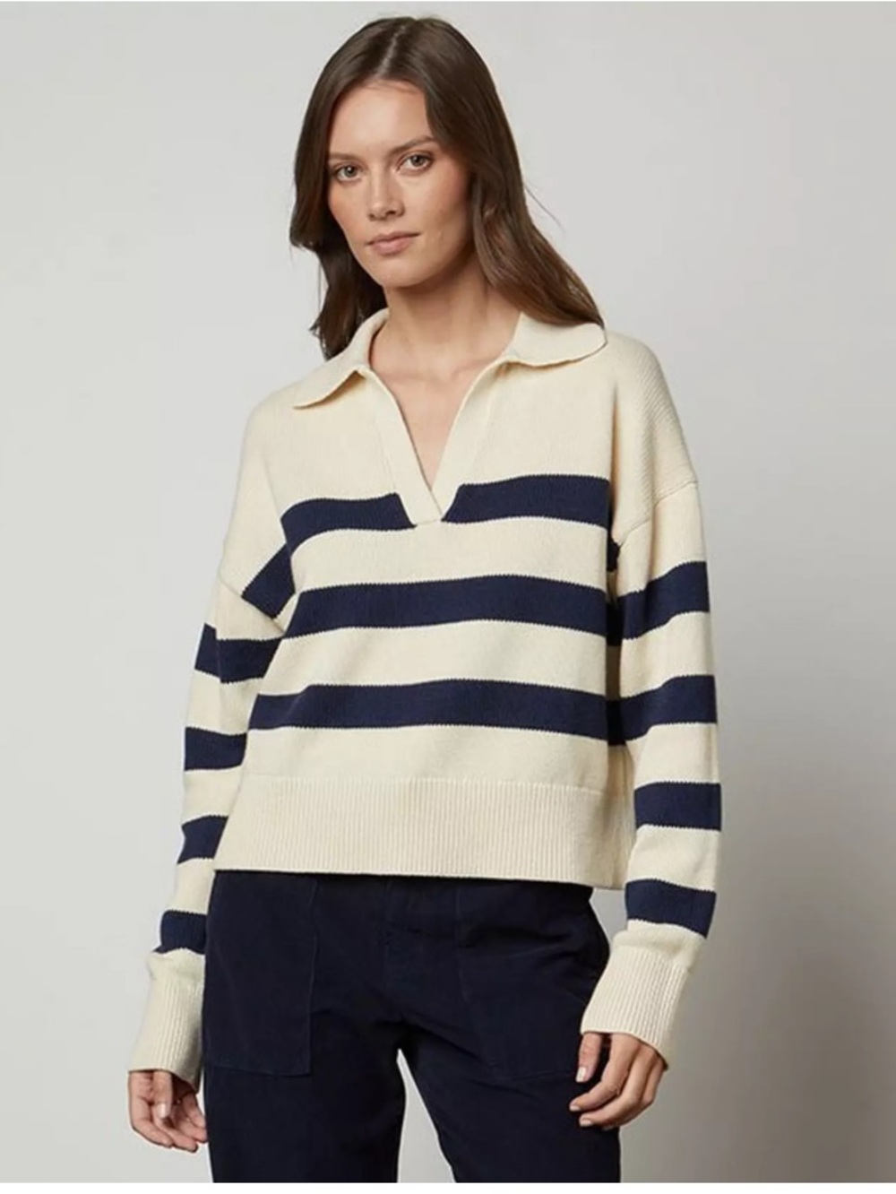 Cashmere/Cotton blend Velvet Lucie sweater